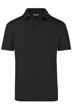 James & Nicholson Cooldry Polo - Atmungsaktives Funktions-Poloshirt für Damen und Herren | Farbe: Black | Grösse: M von James & Nicholson