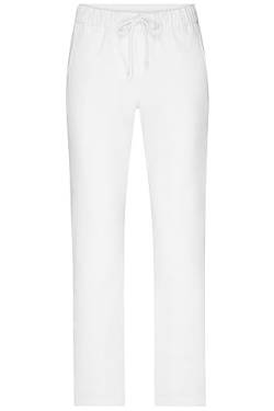 James & Nicholson Damen Schlupfhose - Praktische Schlupfhose mit elastischem Gummibund und gerader Beinweite | Farbe: White | Grösse: 36 von James & Nicholson