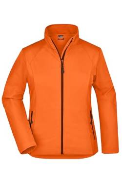 James & Nicholson Damen Softshell Jacke - Modische und sportliche Jacke aus elastischem Softshell | Farbe: orange | Grösse: XXL von James & Nicholson