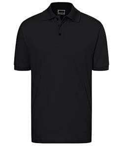 James & Nicholson Herren Classic Polo Poloshirt, Schwarz, Small von James & Nicholson