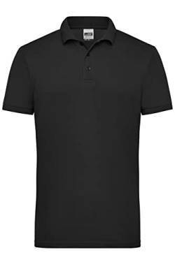 James & Nicholson Herren Workwear Polo - Robustes Poloshirt für Hobby und Beruf | Farbe: Black | Grösse: L von James & Nicholson