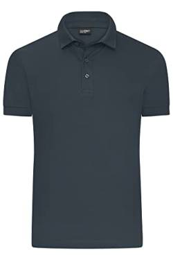 James & Nicholson Regular-Fit Herren Polohemd in Premiumqualität - Hochwertiges Polo in Single-Jersey Qualität und mit Regular-Fit | Farbe: Graphite | Grösse: XXL von James & Nicholson