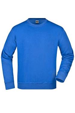 James & Nicholson Workwear Pullover - Strapazierfähiges Sweatshirt für Arbeit & Beruf | Farbe: royal | Grösse: 3XL von James & Nicholson