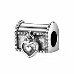 Jane Aigle Hund Pfote Druck Charme 925 Sterling Silber Tiere Hohle Perlen Fit Frauen Armband Halskette Anhänger von Jane Aigle