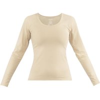 Janice Langarmshirt Damen Langarmshirt Nimes Figurbetonter Pullover aus Baumwolle von Janice