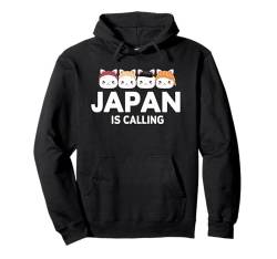 Cute Sushi Kitties Japan is Calling Spring Holiday Japan Pullover Hoodie von Japan Reiseoutfit für Männer und Frauen