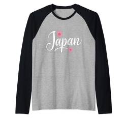 Japan Lover Cherry Blossom Japanese Vacation Raglan von Japan Reiseoutfit für Männer und Frauen