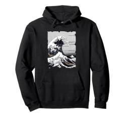 Kanagawa Wave Sumi-e Grafik – japanische Vintage-Kunst Pullover Hoodie von Japanese Merchandise Apparel Gifts