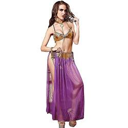 JasmyGirls Damen Cosplay Dessous Sexy Prinzessin Kostüm Anime Bikini Slave Maid Outfit Halloween Arabian Dancer Rollenspiel Kleid von JasmyGirls