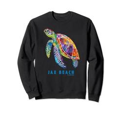 Jax Beach Florida Meeresschildkrötenurlaub Jacksonville FL Sweatshirt von Jax Beach Florida FL Jacksonville Vintage Apparel