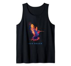 Jax Beach Florida Vacation Jacksonville FL Kolibri Tank Top von Jax Beach Florida FL Jacksonville Vintage Apparel