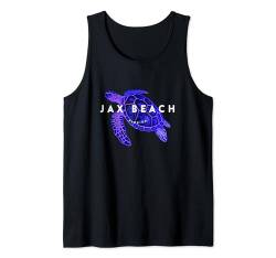 Jax Beach Florida Vacation Jacksonville FL Meeresschildkröte Tank Top von Jax Beach Florida FL Jacksonville Vintage Apparel