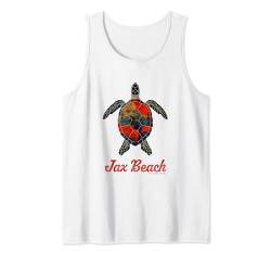 Jax Beach Florida Vacation Jacksonville FL Meeresschildkröte Tank Top von Jax Beach Florida FL Jacksonville Vintage Apparel