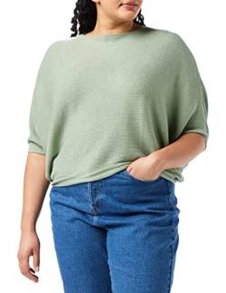 JDY Damen Jdynew Behave Batsleeve Pullov. Knt Noos, Basil/Detail:melange, M von JdY