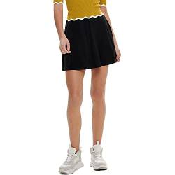 JDY Damen Rock JDYPRETTY Skater Skirt JRS NOOS, Schwarz (Black), 40 (Herstellergröße: L) von JdY