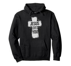 Jesus Geschenk Christian Christen Bibel Kirche Jesuskreuz Pullover Hoodie von Jesus Tshirt Herren Damen Kreuz Christian Gott