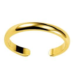 Zehenring Gelbgold glänzend verstellbar 3 mm von Jewelry Affairs