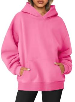 Jhsnjnr Damen Kapuzenpullover Langarm Sport Top Sweatshirt Hoody Herbst Baumwolle Pullover Basic Oversized Hoodie von Jhsnjnr