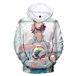 Jilijia Haikyuu Pullover Kapuzen-Sweatshirt Hinata Shoyo/Tobio Kageyama 3D Cartoon Hoodies Haikyuu!! Wärme Geschenke, Typ 5, L von Jilijia