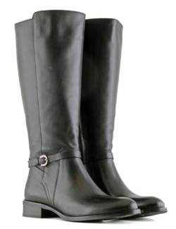 Jilsen Damen Weitschaftstiefel Bianca Schwarz Wade 48 Schuhgröße 37, Stiefel Weiter Schaft, XXL von Jilsen