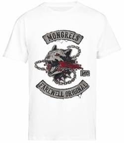 Copia De Mongrel Days Gone Weißes Herren-T-Shirt Mit Kurzen Ärmeln von Jinbetee