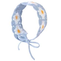 Häkel Ohrwärmer Stirnband Weiches Strick Turban Stretch Stirnband Wärmer Für Damen Winter Blumen Strick Stirnband Geblümtes Häkel Haarbandana Kopftuch Für Damen von Jiqoe