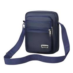 Herren Umhängetasche Oxford Schultertasche Multifunktionale Businesstasche mit verstellbaren Trägern Leichte Messenger Bag von Jiqoe
