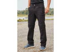 Trekkinghose JOHN DEVIN "Zipp-Wanderhose" Gr. 60, N-Gr, schwarz Herren Hosen mit Zipp- Off Beinen von John Devin