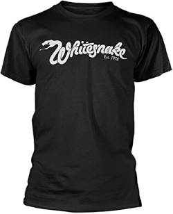 Johniel Whitesnake T-Shirt "Est 5,024.1 cm (schwarz) Schwarz, Schwarz , L von Johniel