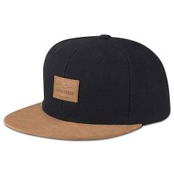 Johnny Urban Cap Herren & Damen Schwarz Braun - Dean - Basecap Kappe für Männer & Frauen - Stylische Snapback Caps - Größenverstellbar von Johnny Urban