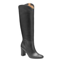 Johnston & Murphy Charlotte Kniehohe Stiefel für Damen - 8,3 cm Absatzstiefel, Lederstiefel für Damen, hohe Stiefel, Schwarz, 37.5 EU von Johnston & Murphy