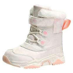 JokeLomple Winterschuhe für Jungen Mädchen - Barefoot Gummistiefel Frühling Weichsohlen Bequeme rutschfest Wasserdicht Kinder Winterstiefel Barfussschuhe Kinder Winter Wasserdicht von JokeLomple