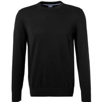 JOOP! Herren Pullover schwarz Baumwolle unifarben von Joop!