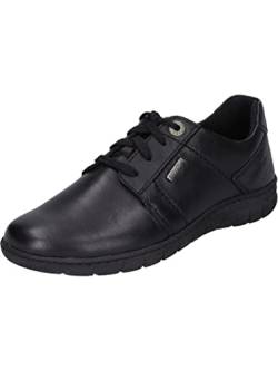 Josef Seibel Damen Low-Top Sneaker Steffi 59,Weite G (Normal),Wechselfußbett,wasserdicht,Laufschuhe,schnürschuhe,schwarz,40 EU von Josef Seibel