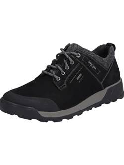 Josef Seibel Herren Low-Top Sneaker Raymond 51,Weite H (Weit),Wechselfußbett,wasserdicht,Strassenschuhe,schwarz-Kombi,43 EU von Josef Seibel