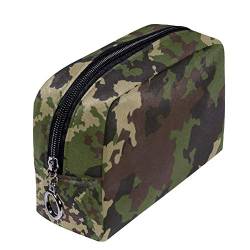 Make-up-Tasche mit Camouflage-Muster, Reise-Kosmetiktasche, Kulturbeutel, Kulturbeutel, Kulturbeutel, tragbar, Reise-Make-up-Tasche, Aufbewahrungs-Organizer für Frauen und Mädchen von Josidd