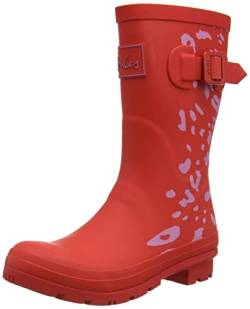 Joules Damen Molly Welly Gummistiefel, Redleop, 37 EU von Joules