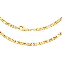 JB Edle Goldkette Königskette 585 - 14 K Gold 3,2 mm 45 cm von Joyes Boutique