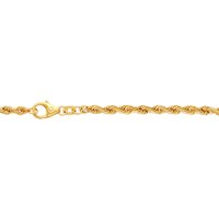 JB Edle Goldkette Kordelkette 585 - 14 K Gold 3,3 mm 45 cm von Joyes Boutique