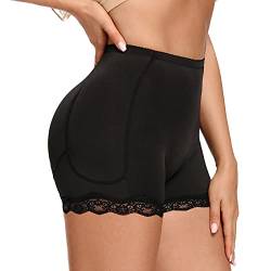 Joyshaper Damen Butt Lifter Höschen Hüfte Push Up Slip Po Heber Unterhose Hip Enhancer Shapewear Gepolstert Miederhose Miederslip Seamless Unterwäsche Schwarz XXL von Joyshaper