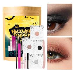 Halloween-Gesichtsfarbe | Kostüm-Make-up-Set | Wasserfestes Make-up | Langlebiges Kosmetikset, wasserfestes Kostüm-Make-up, Make-up-Set für Frauen, langlebiges Kosmetikset für Teenager und Mädchen von Jubepk