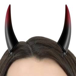 Jubepk Haarnadeln mit Teufelshörnern, Teufelshörner zum Anstecken | Teufelshörner Kostüm | Teufels-Haarspangen, Hörner-Haarnadel für gruseligen Party-Look, Gothic, lustiges Cosplay für Frauen, von Jubepk