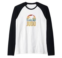 Judo Vintage Retro 70er Jahre Design Lustig Judo Raglan von Judo Enthusiasts Passionate About Martial Arts