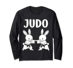 tragen japanisches Kampfkunstkind zur Schau. Kaninchen Judo Langarmshirt von Judo Japanische Kampfkunst Lustiges Judoka