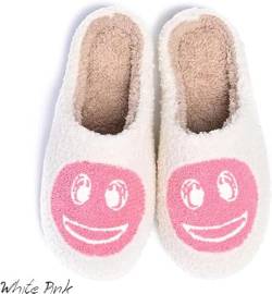 Jugsar Hausschuhe Damen Winter Plüsch Pantoffeln Herren Warme Hausschuhe Frauen Bequeme Slippers Unisex Rosa 39/40 von Jugsar