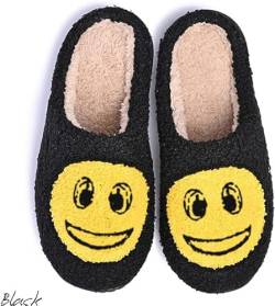 Jugsar Hausschuhe Damen Winter Plüsch Pantoffeln Herren Warme Hausschuhe Frauen Bequeme Slippers Unisex Schwarz 39/40 von Jugsar