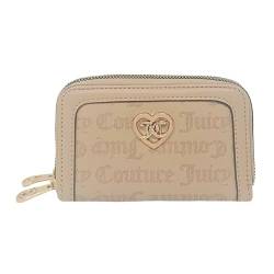 Juicy Couture Damen Medium Double Zip Around Wallet, Cafe, Einheitsgröße, Modern von Juicy Couture