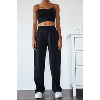 Jumeon Jogginghose X8027 XHN, Schwarz, Größe s damen, %100% BAUMWOLLE von Jumeon