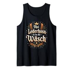 Herren Meine Lederhose ist in der Wäsche Trachten Herren Tank Top von Jungen Trachtenshirts und Männer Lederhosen