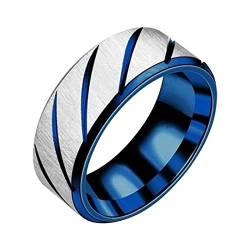 Junhasgood Ringelsocken Kniestrümpfe Ring Weibliche Mode Persönlichkeit Ring Ring Freundinnen Hand Schmuck Einfache Damen Ringe Ersatz O Ringe (Blue, F) von Junhasgood